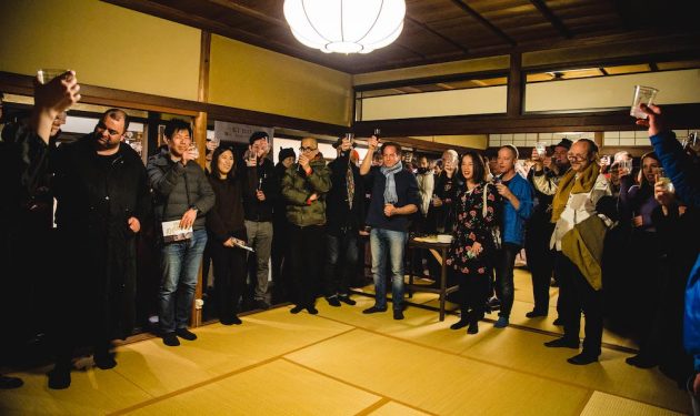 Opening party kampai